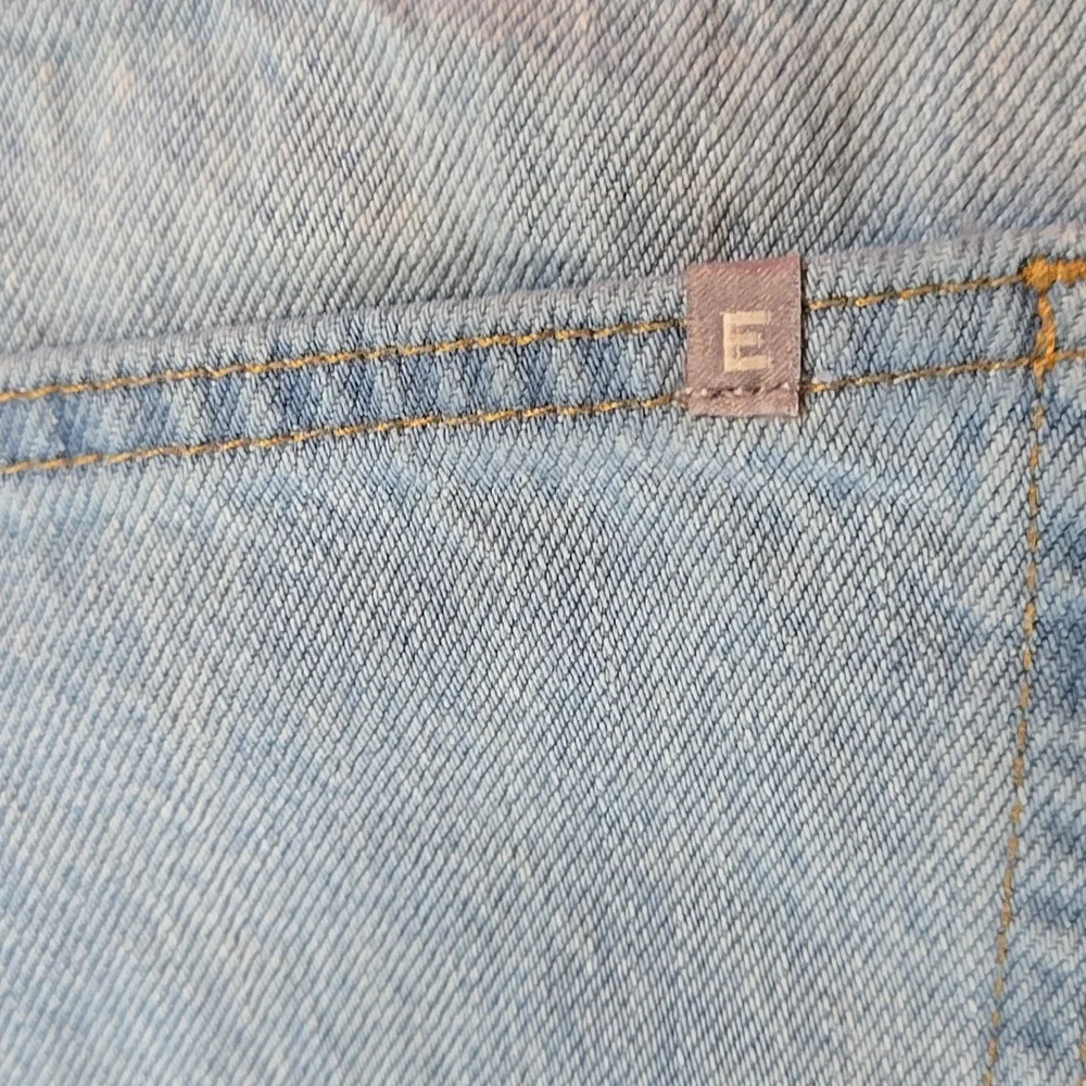 Everlane A Line Shorts Womens 27 Waist High Waisted Cotton Light Wash - Picture 10 of 10
